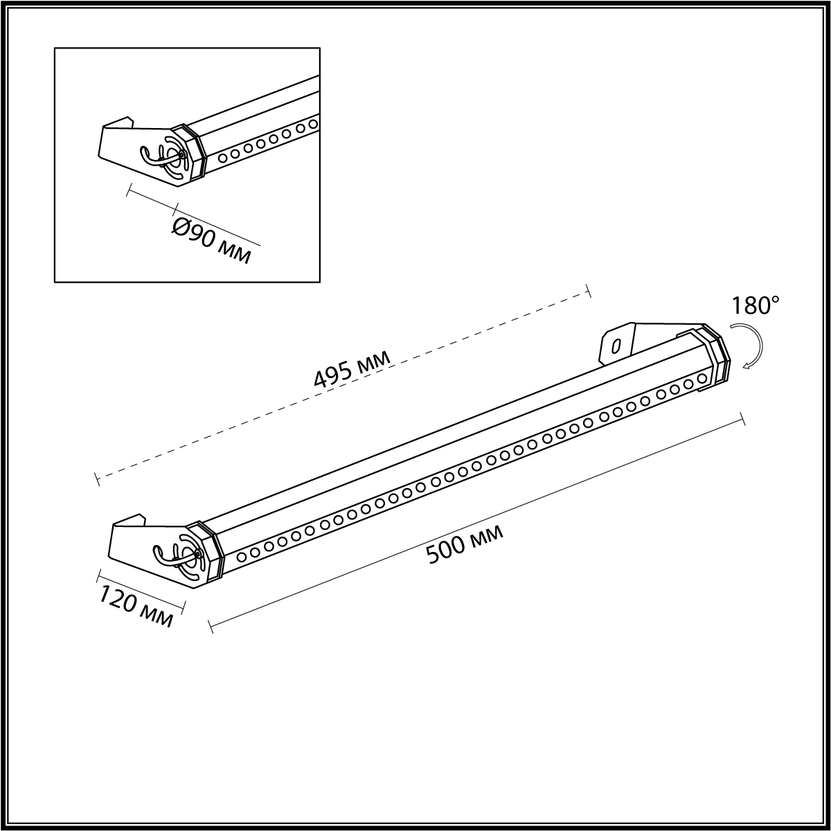 картинка Фасадный поворотный на 180° светильник Odeon Light 7040/14WL от магазина pro-decor.kz