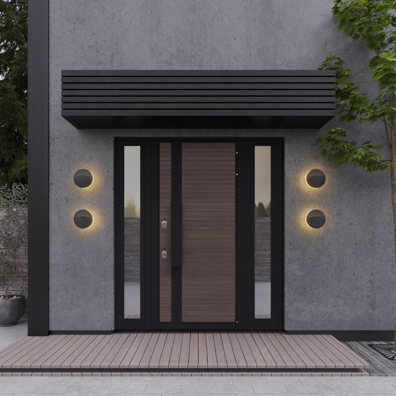 картинка 359533 Novotech Светильник ландшафтный настенный HALO от магазина pro-decor.kz