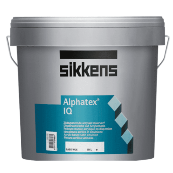 Купить Краска Sikkens Alphatex IQ п/мат W05 10л Краска Sikkens Alphatex IQ п/мат W05 10л