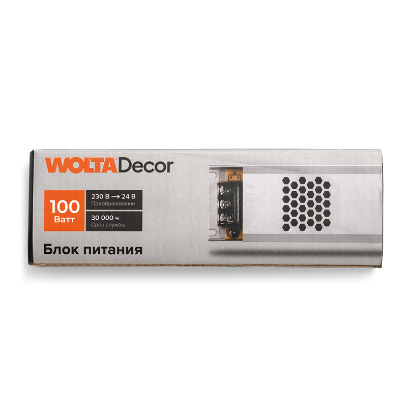 картинка Блок питания WOLTA WLD-100W/01-24V от магазина pro-decor.kz
