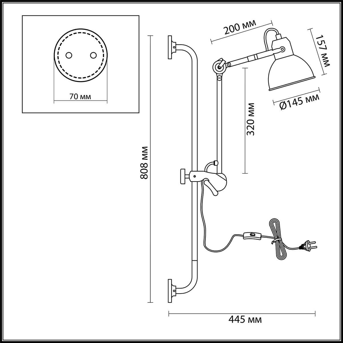 картинка Спот Odeon Light Modern Arta 4125/1WA от магазина pro-decor.kz