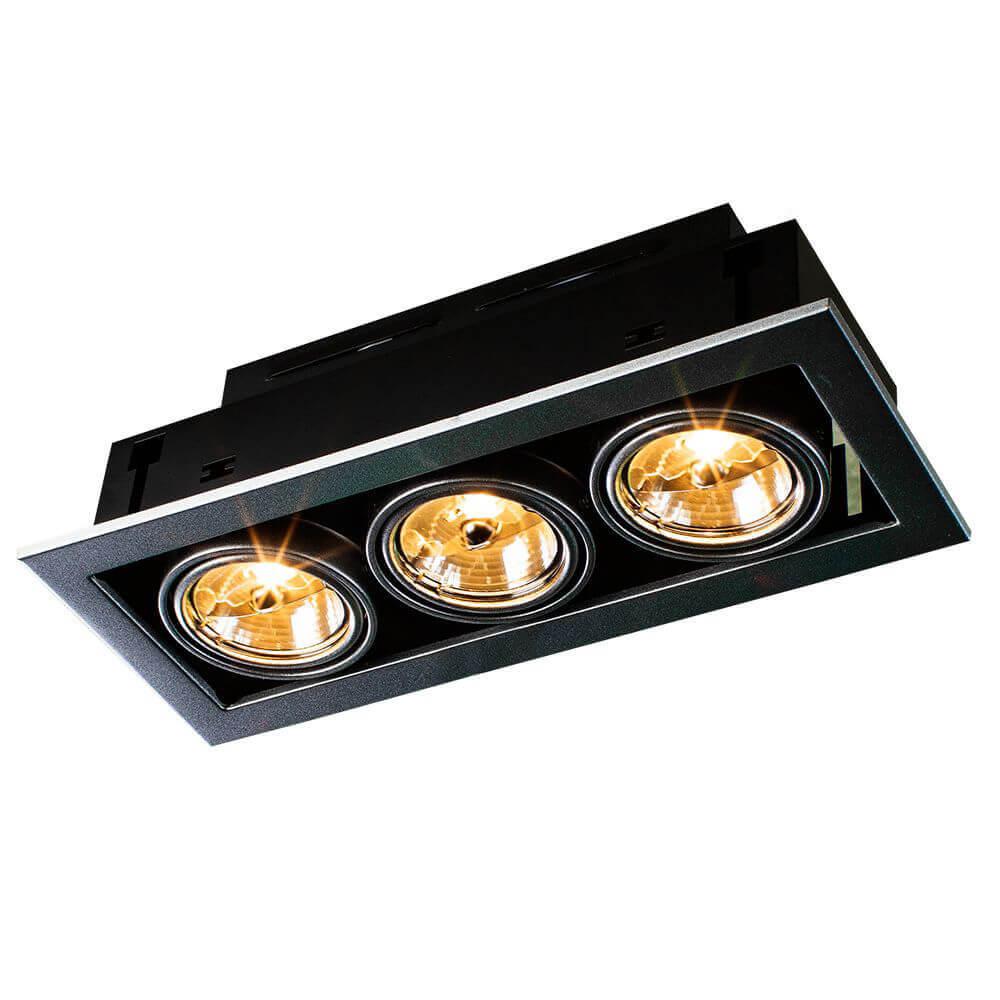 картинка Встраиваемый светильник Arte Lamp Technika A5930PL-3SI от магазина pro-decor.kz