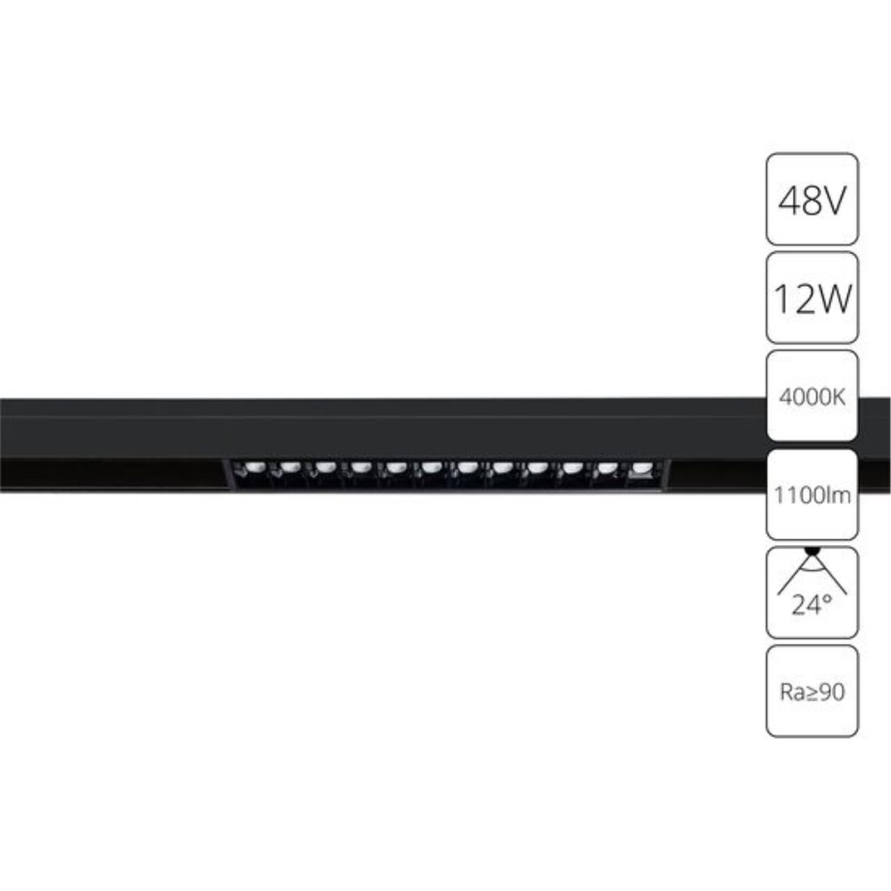 картинка Трековый магнитный светильник Arte Lamp LINEA 2.0 A4664PL-1BK от магазина pro-decor.kz