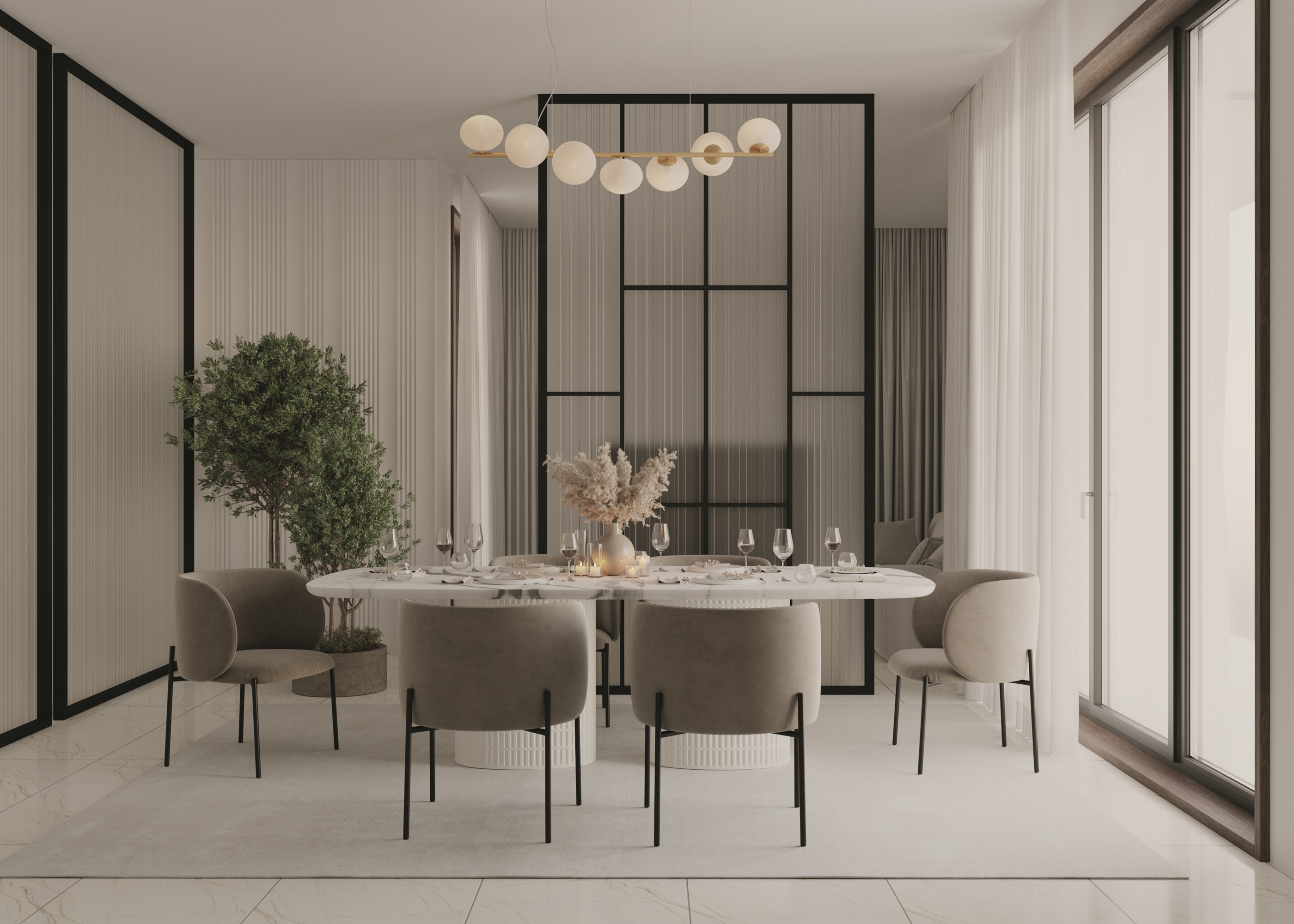 картинка Подвесной светильник Maytoni MOD268PL-07G от магазина pro-decor.kz