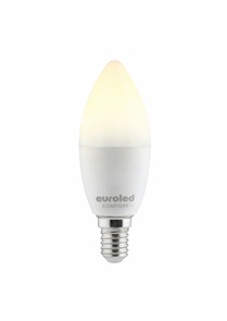 картинка Лампа светодиодная Euroled Comfort С37 15W 4000K Е14 матовая магазин pro-decor.kz являющийся официальным дистрибьютором в Казахстане картинка Лампа светодиодная Euroled Comfort С37 15W 4000K Е14 матовая от магазина pro-decor.kz
