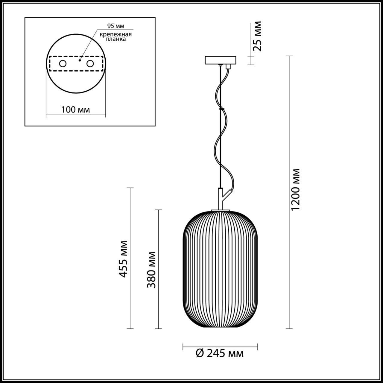 картинка Подвесной светильник Odeon Light Pendant Roofi 4752/1 от магазина pro-decor.kz