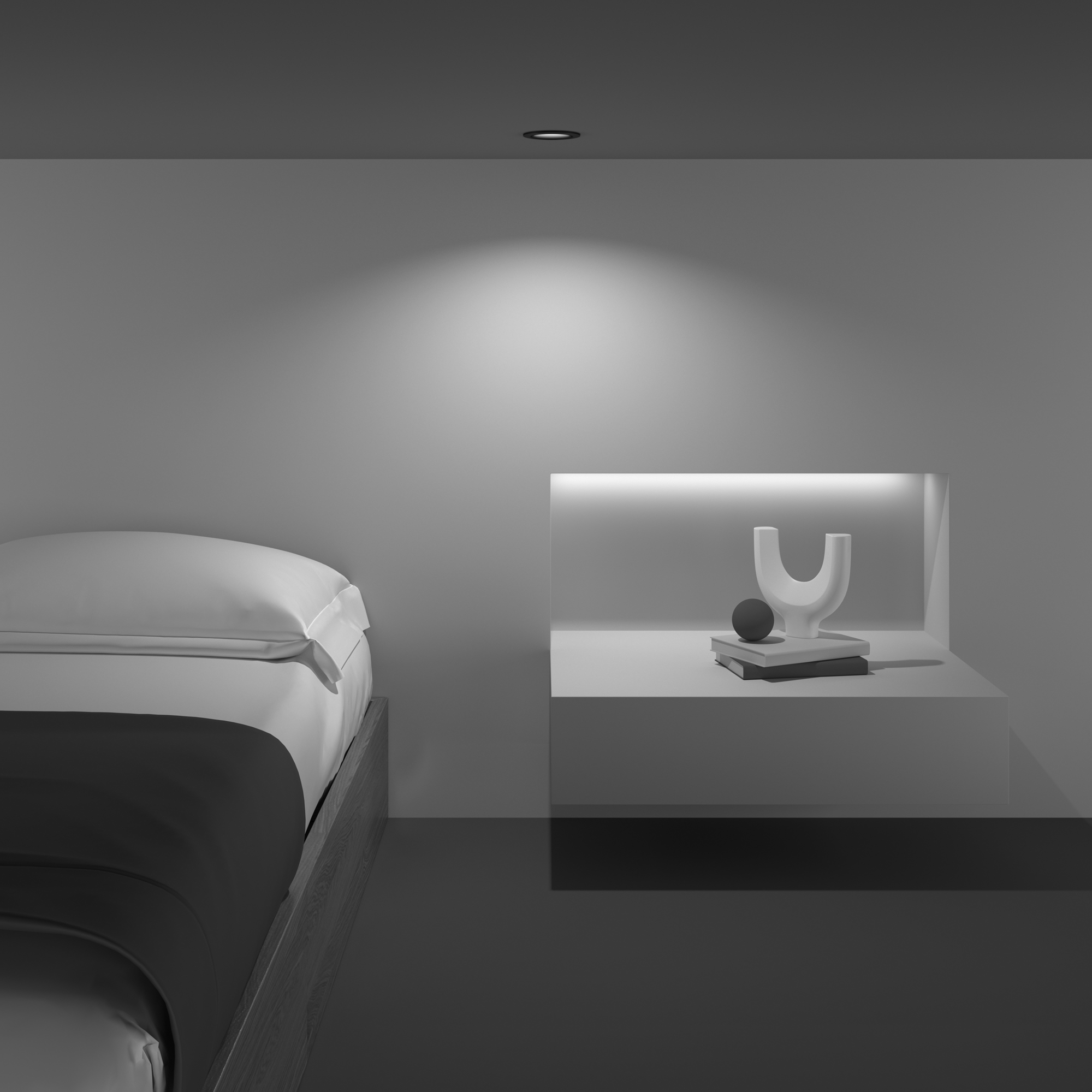 картинка Встраиваемый светильник Maytoni Yin DL030-2-01B от магазина pro-decor.kz