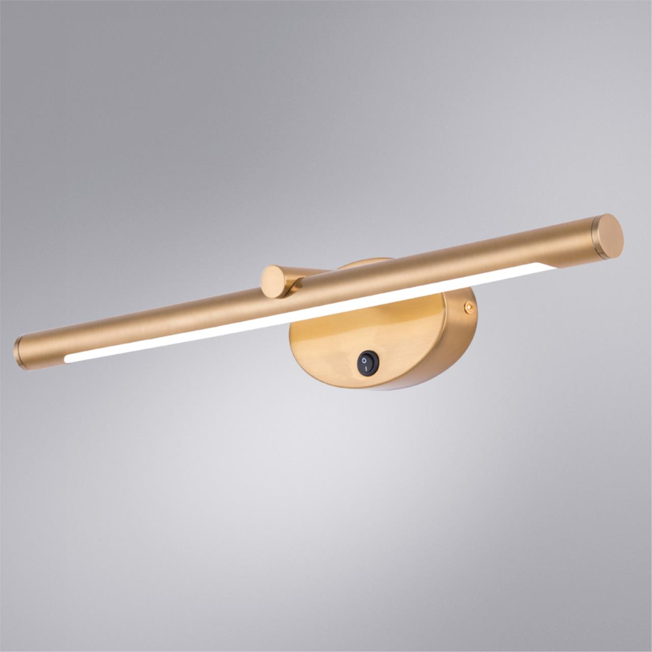 картинка Подсветка для зеркал Arte Lamp Ronnie A8025AP-1PB магазин pro-decor.kz являющийся официальным дистрибьютором в Казахстане картинка Подсветка для зеркал Arte Lamp Ronnie A8025AP-1PB от магазина pro-decor.kz