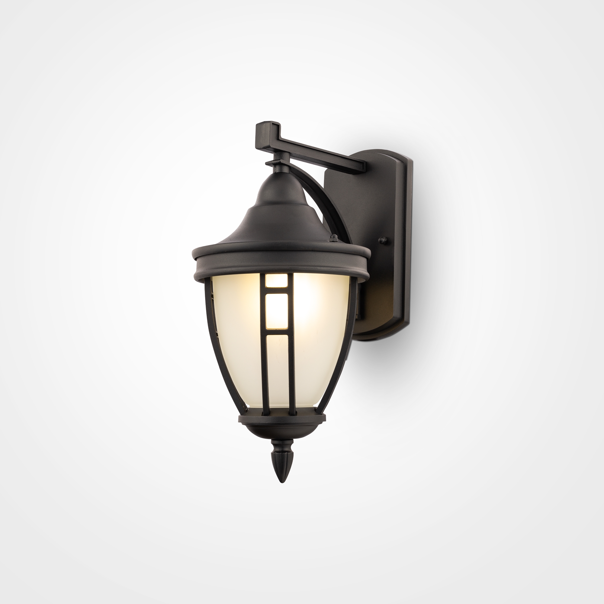 картинка Уличный настенный светильник Maytoni Novara O027WL-01B от магазина pro-decor.kz
