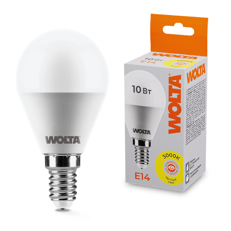 картинка Лампа LED WOLTA 25Y45GL10E14 от магазина pro-decor.kz