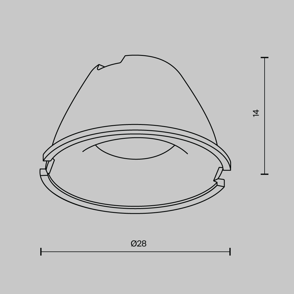 картинка Аксессуар Technical LensD28-15 от магазина pro-decor.kz