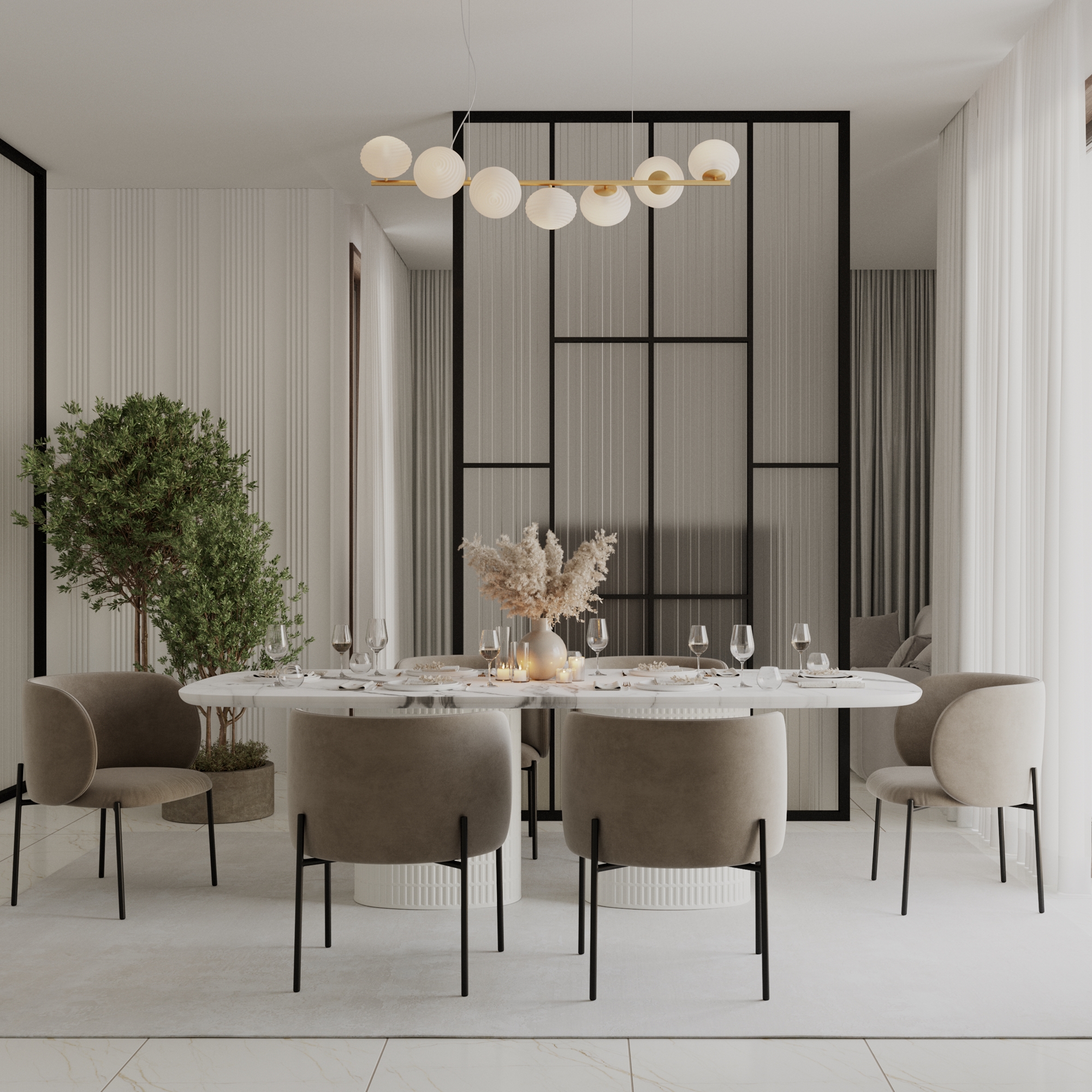 картинка Подвесной светильник Maytoni MOD268PL-07G от магазина pro-decor.kz