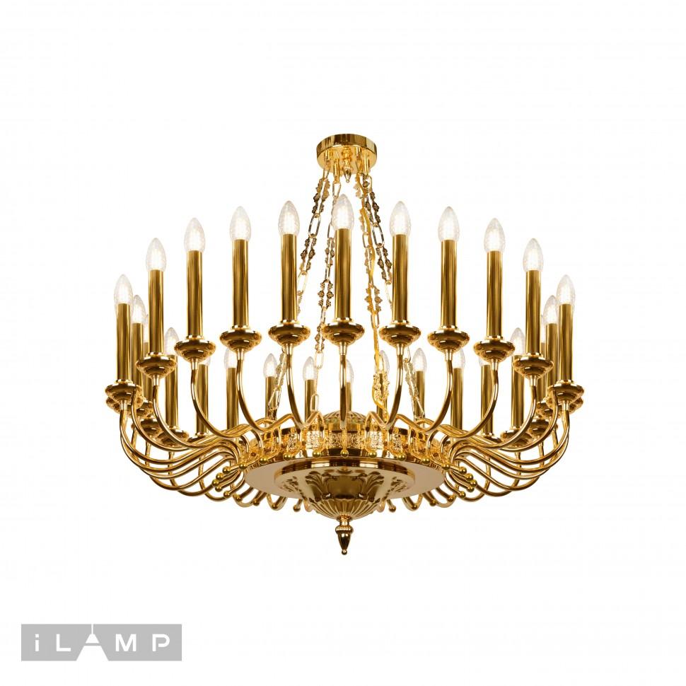 картинка Подвесная люстра iLamp Louvre MD8551-30 GD от магазина pro-decor.kz