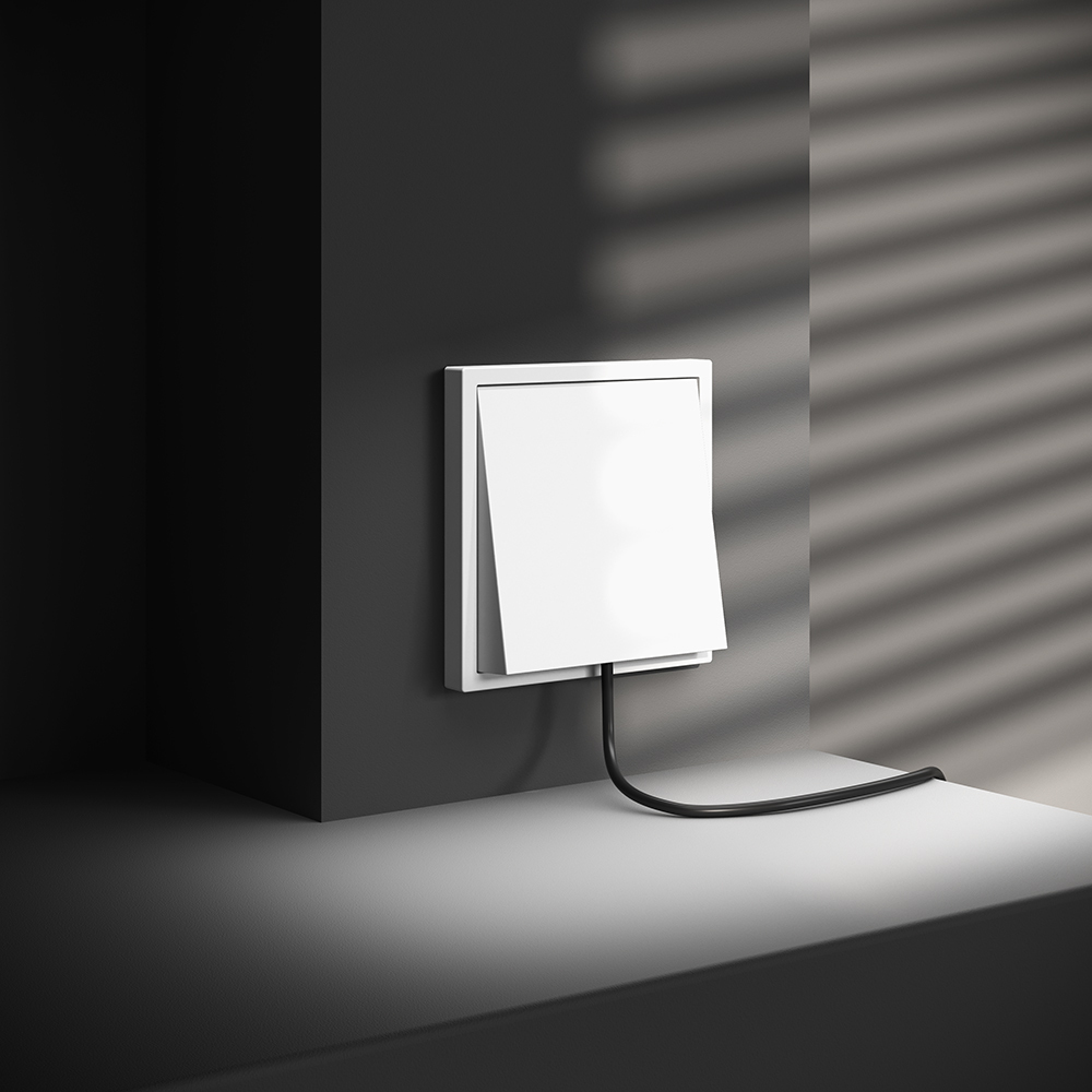 картинка Вывод кабеля VOLTUM S70, (белый матовый) VLS080202 магазин pro-decor.kz являющийся официальным дистрибьютором в Казахстане картинка Вывод кабеля VOLTUM S70, (белый матовый) VLS080202 от магазина pro-decor.kz