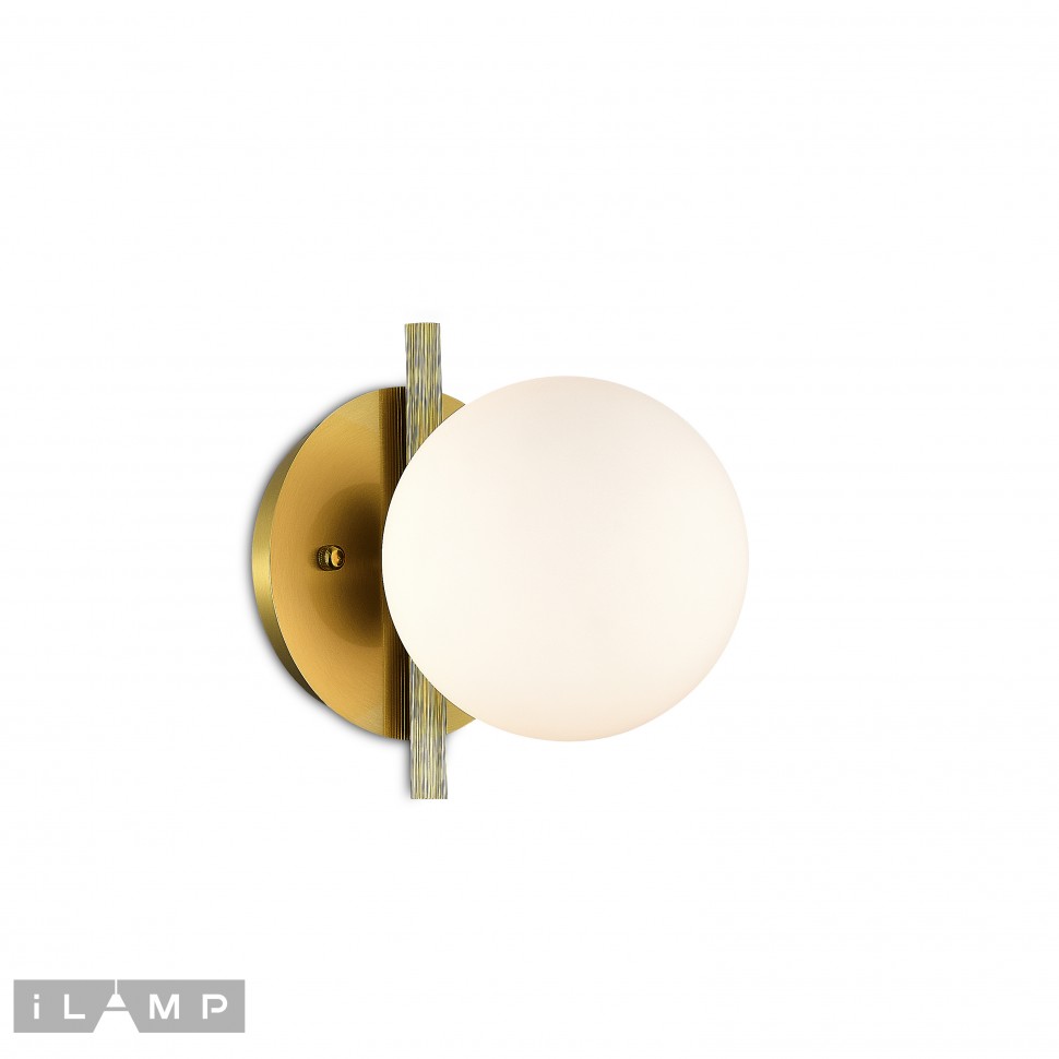 картинка Светильник настенный iLamp Golden W2134-1 BR от магазина pro-decor.kz