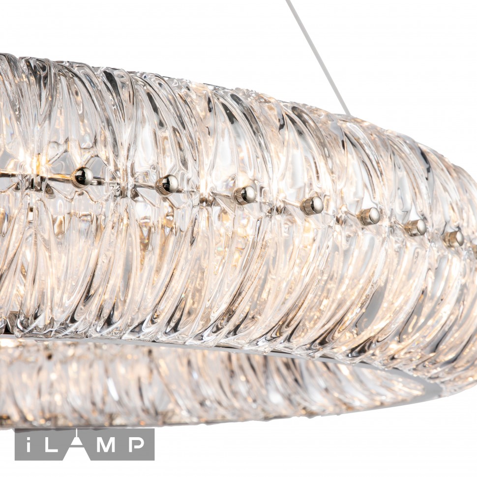 картинка Подвесная люстра iLamp Destiny 072D-14 Nickel от магазина pro-decor.kz