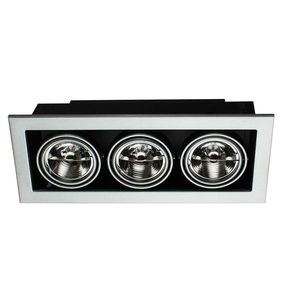 картинка Встраиваемый светильник Arte Lamp Technika A5930PL-3SI от магазина pro-decor.kz