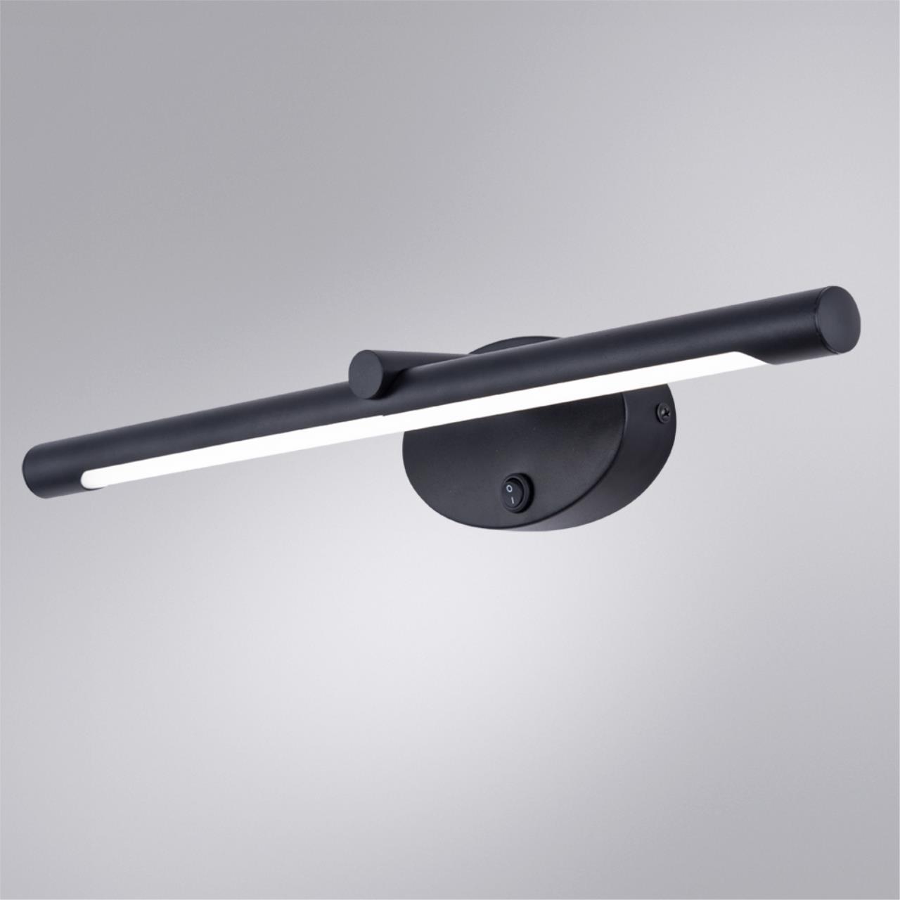 картинка Подсветка для зеркал Arte Lamp Ronnie A8025AP-1BK магазин pro-decor.kz являющийся официальным дистрибьютором в Казахстане картинка Подсветка для зеркал Arte Lamp Ronnie A8025AP-1BK от магазина pro-decor.kz