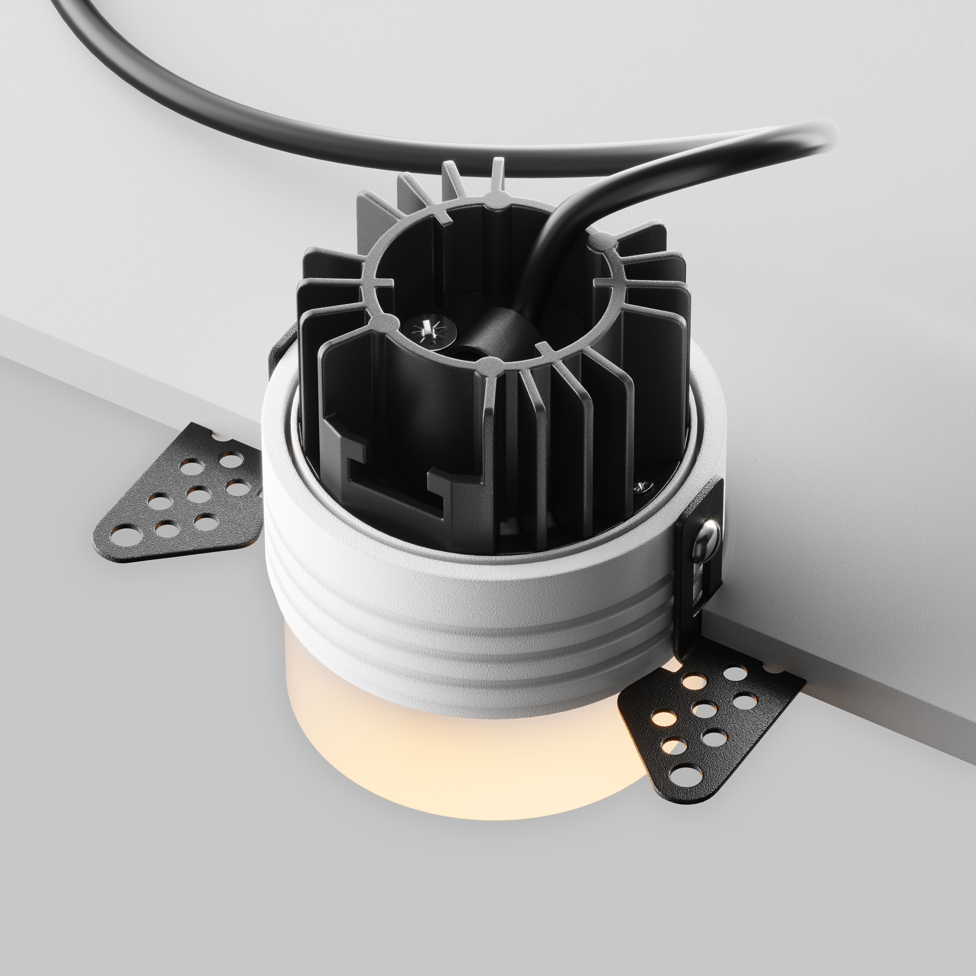 картинка Встраиваемый светильник Technical DL065-12W3K-TRS-W от магазина pro-decor.kz