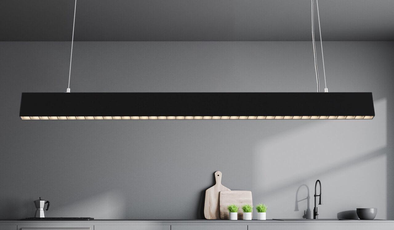картинка Подвесной светодиодный светильник Maytoni Vinder P050PL-L40B4K от магазина pro-decor.kz
