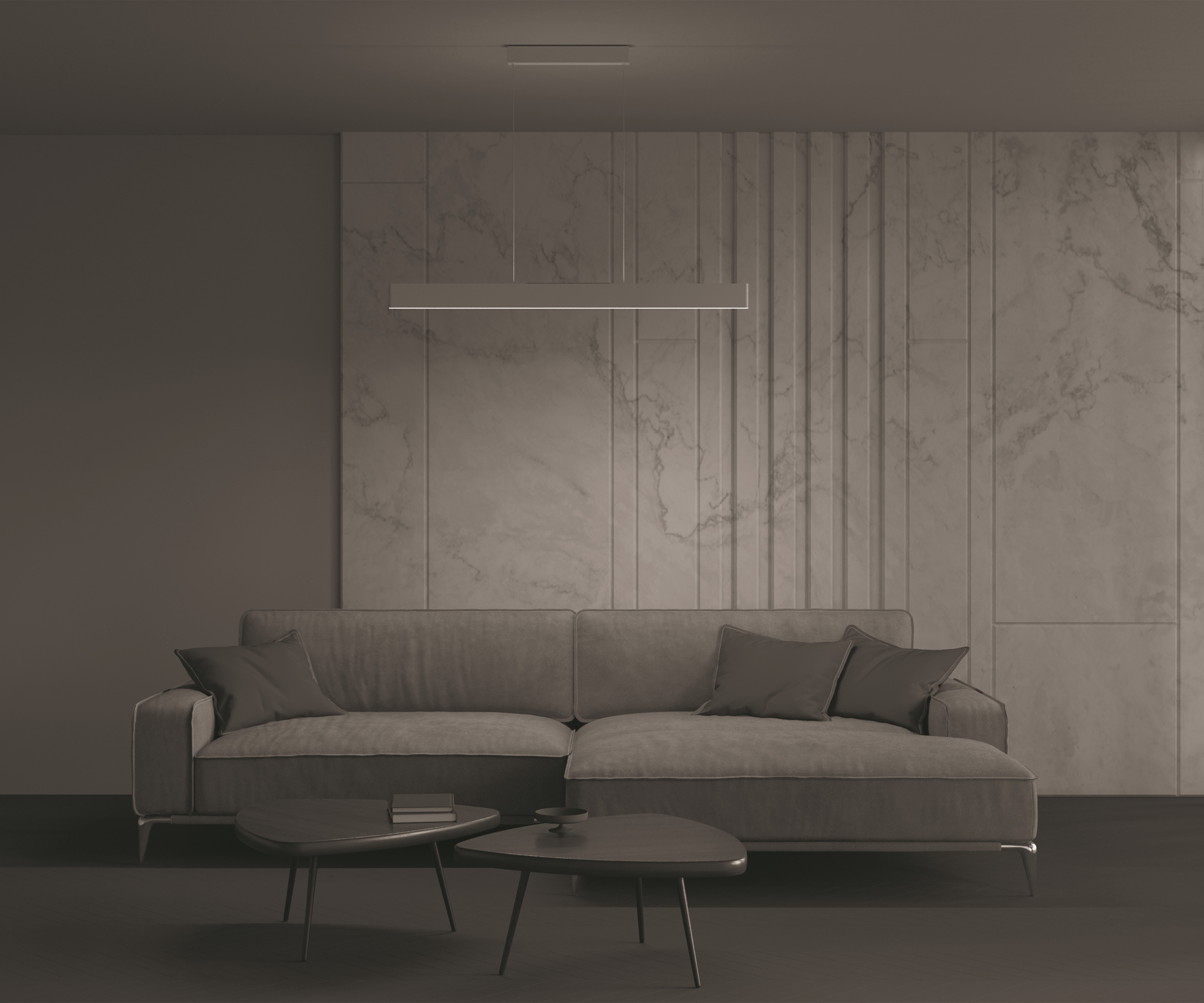 картинка Подвесной светодиодный светильник Maytoni Step P010PL-L30W4K от магазина pro-decor.kz