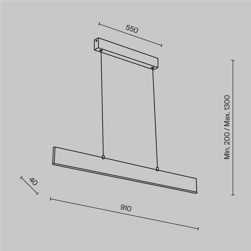 картинка Подвесной светодиодный светильник Maytoni Step P010PL-L23W от магазина pro-decor.kz