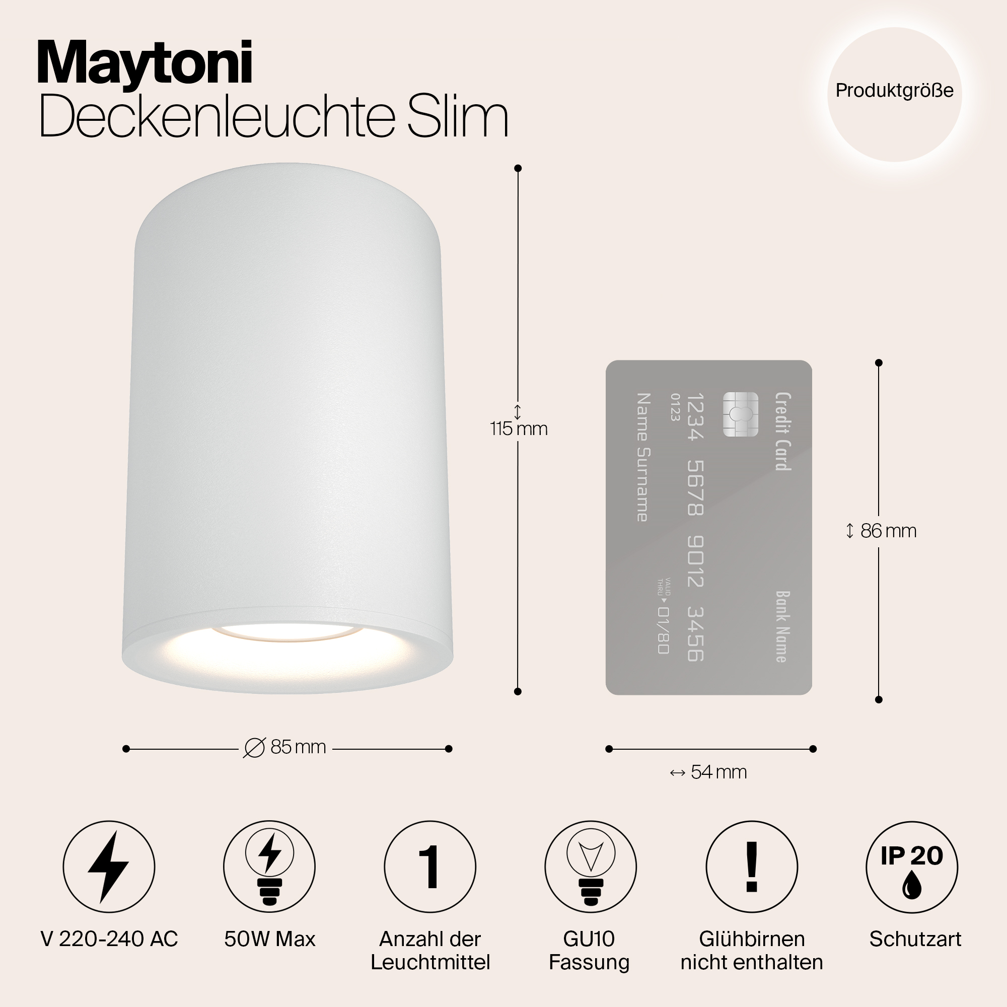 картинка Потолочный светильник Maytoni Alfa C012CL-01W от магазина pro-decor.kz