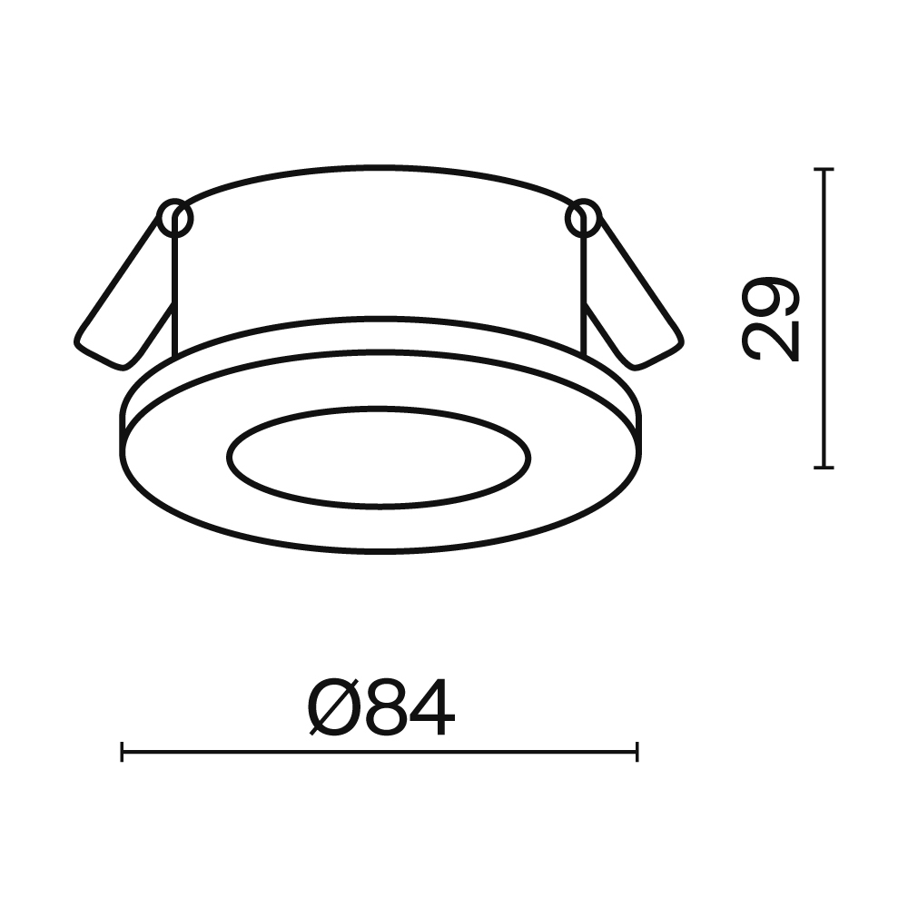 картинка Встраиваемый светильник Technical DL083-01-GU10-RD-B от магазина pro-decor.kz