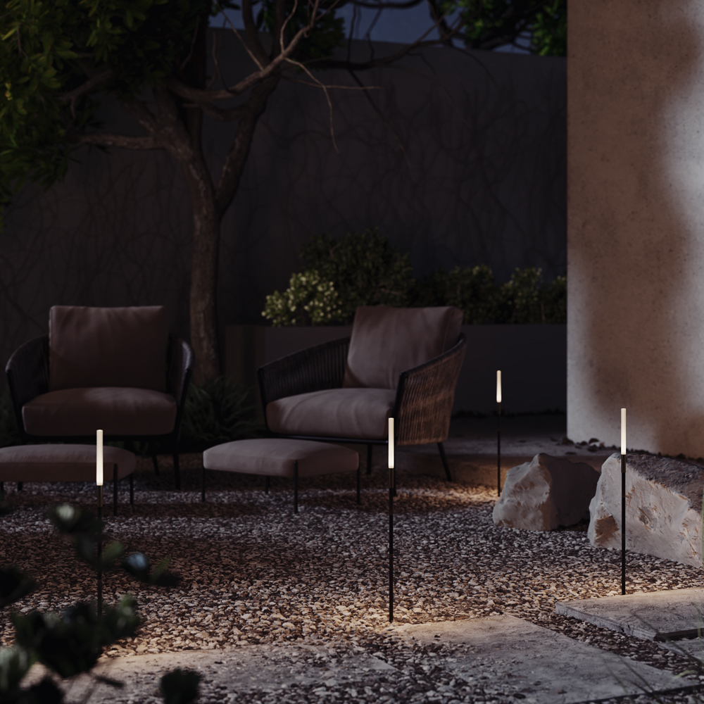 картинка Ландшафтный светильник Outdoor O524FL-L2B3K Flare S от магазина pro-decor.kz