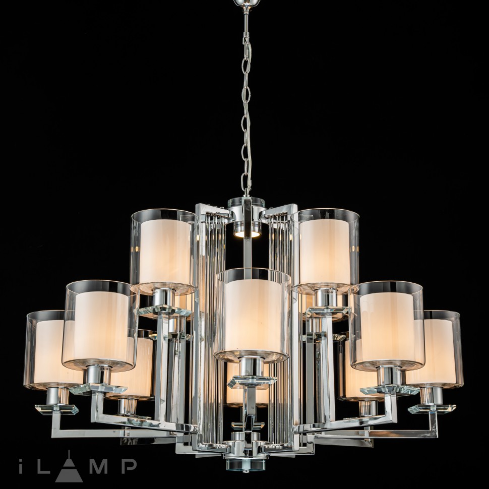 картинка Подвесная люстра iLamp King RM6201-8+4 CR+CL магазин pro-decor.kz являющийся официальным дистрибьютором в Казахстане картинка Подвесная люстра iLamp King RM6201-8+4 CR+CL от магазина pro-decor.kz