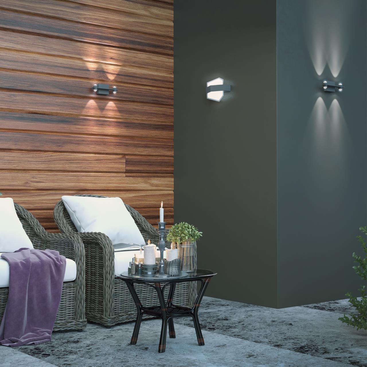 картинка Уличный настенный светодиодный светильник Novotech Street Kaimas 358574 от магазина pro-decor.kz