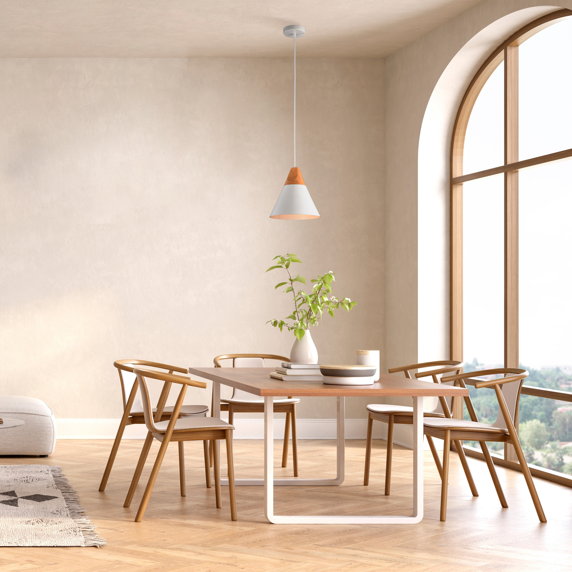 картинка Подвесной светильник Maytoni Bicones P359-PL-01-W от магазина pro-decor.kz