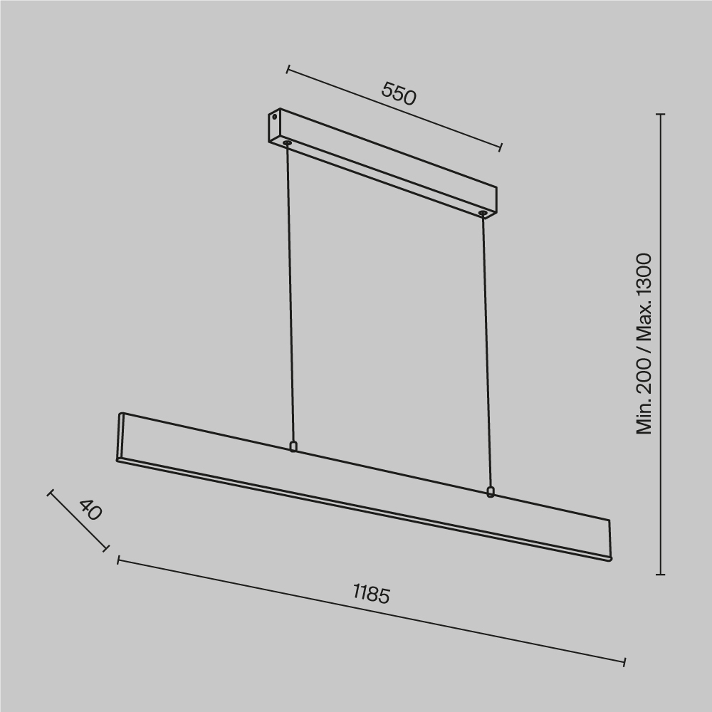 картинка Подвесной светодиодный светильник Maytoni Step P010PL-L30W от магазина pro-decor.kz