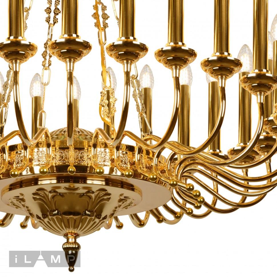 картинка Подвесная люстра iLamp Louvre MD8551-30 GD от магазина pro-decor.kz
