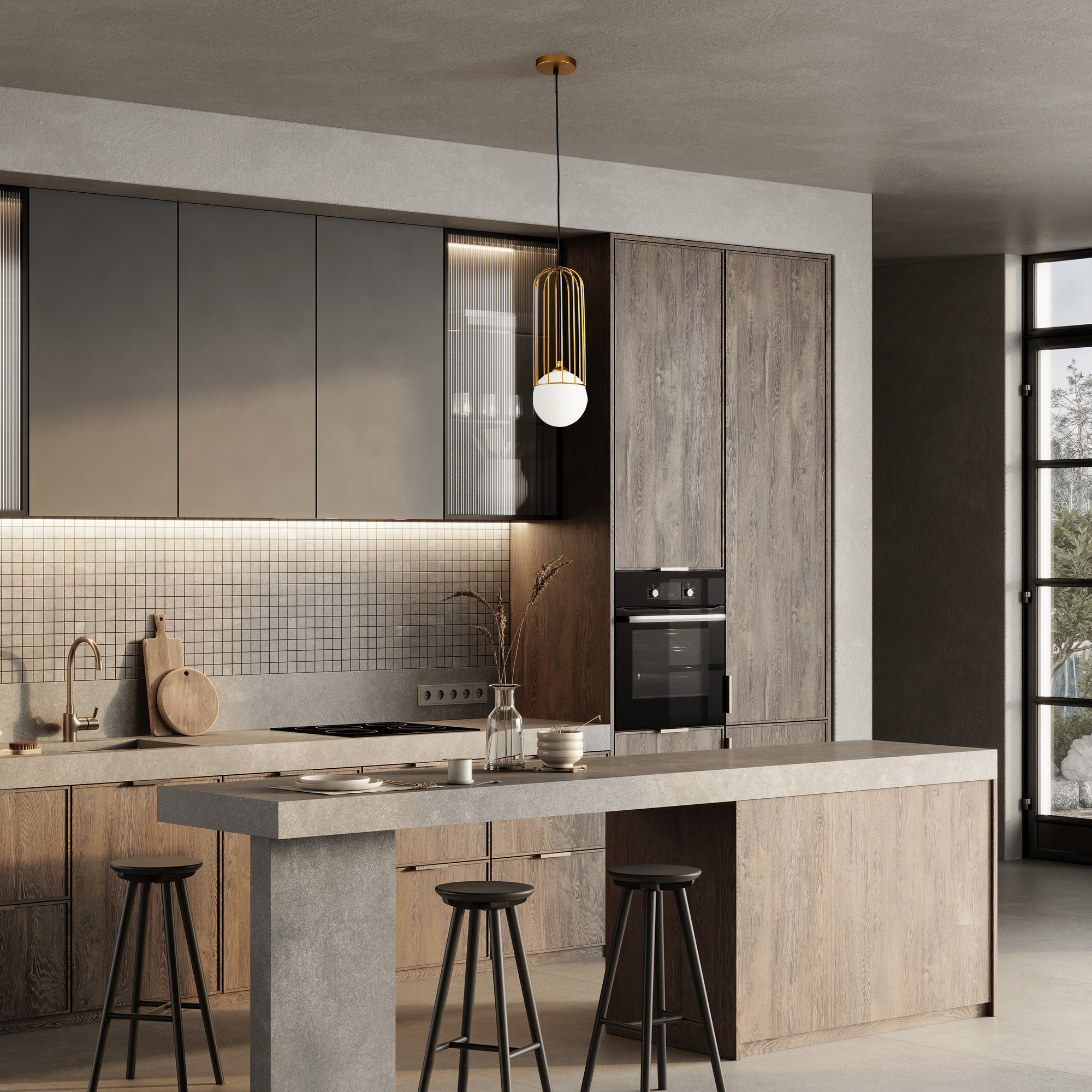 картинка Подвесной светильник Maytoni Telford P361PL-01G от магазина pro-decor.kz