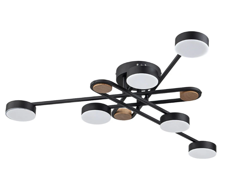 картинка Потолочная люстра Arte Lamp TAYGETA A2455PL-6BK от магазина pro-decor.kz