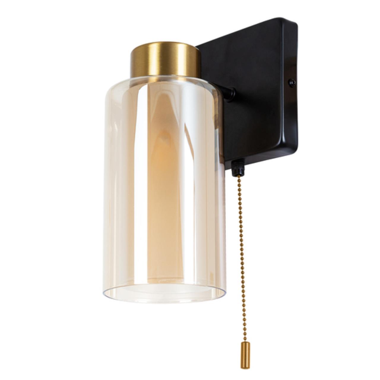 картинка Настенный светильник Arte Lamp LEO A7027AP-1BK от магазина pro-decor.kz