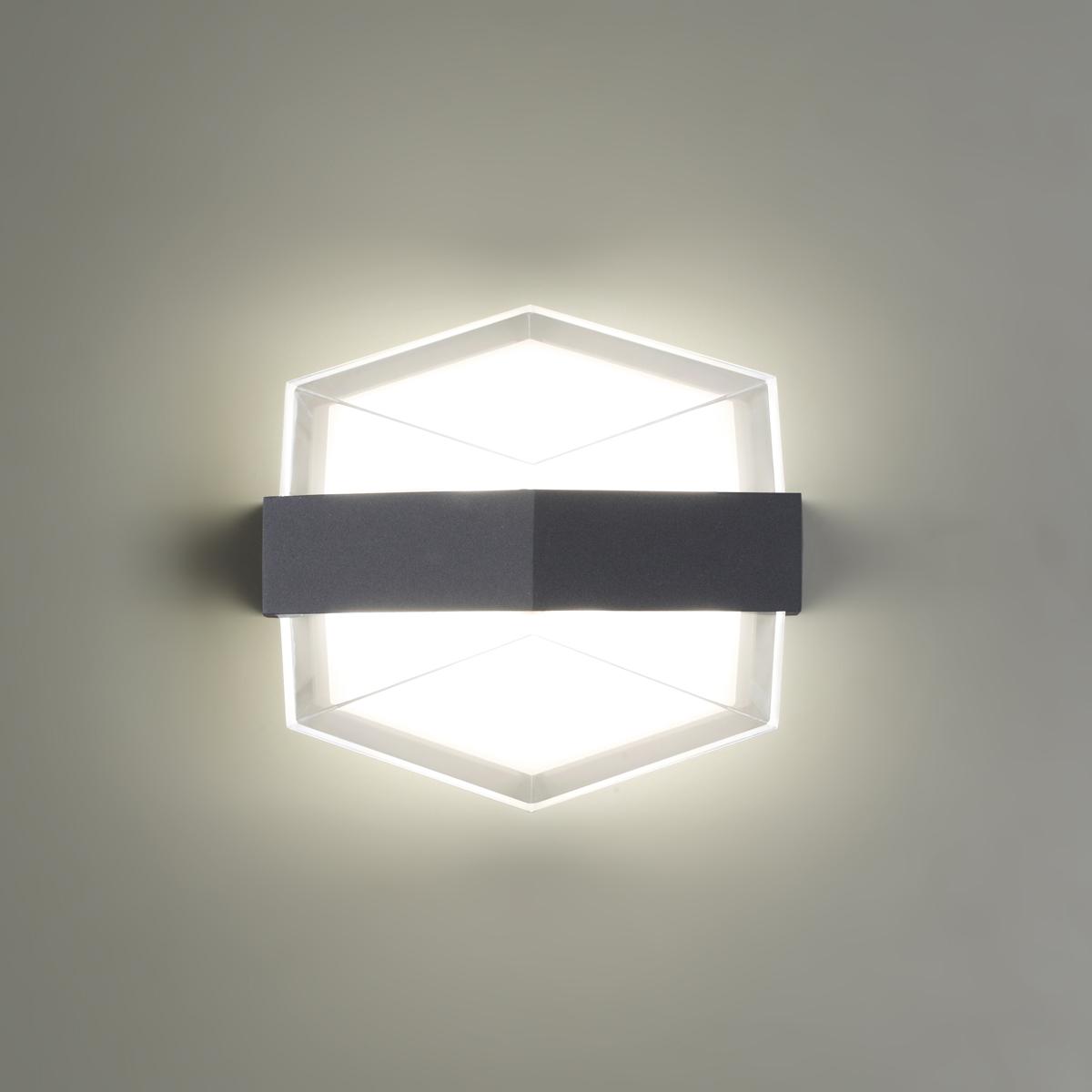 картинка Уличный настенный светодиодный светильник Novotech Street Kaimas 358574 от магазина pro-decor.kz