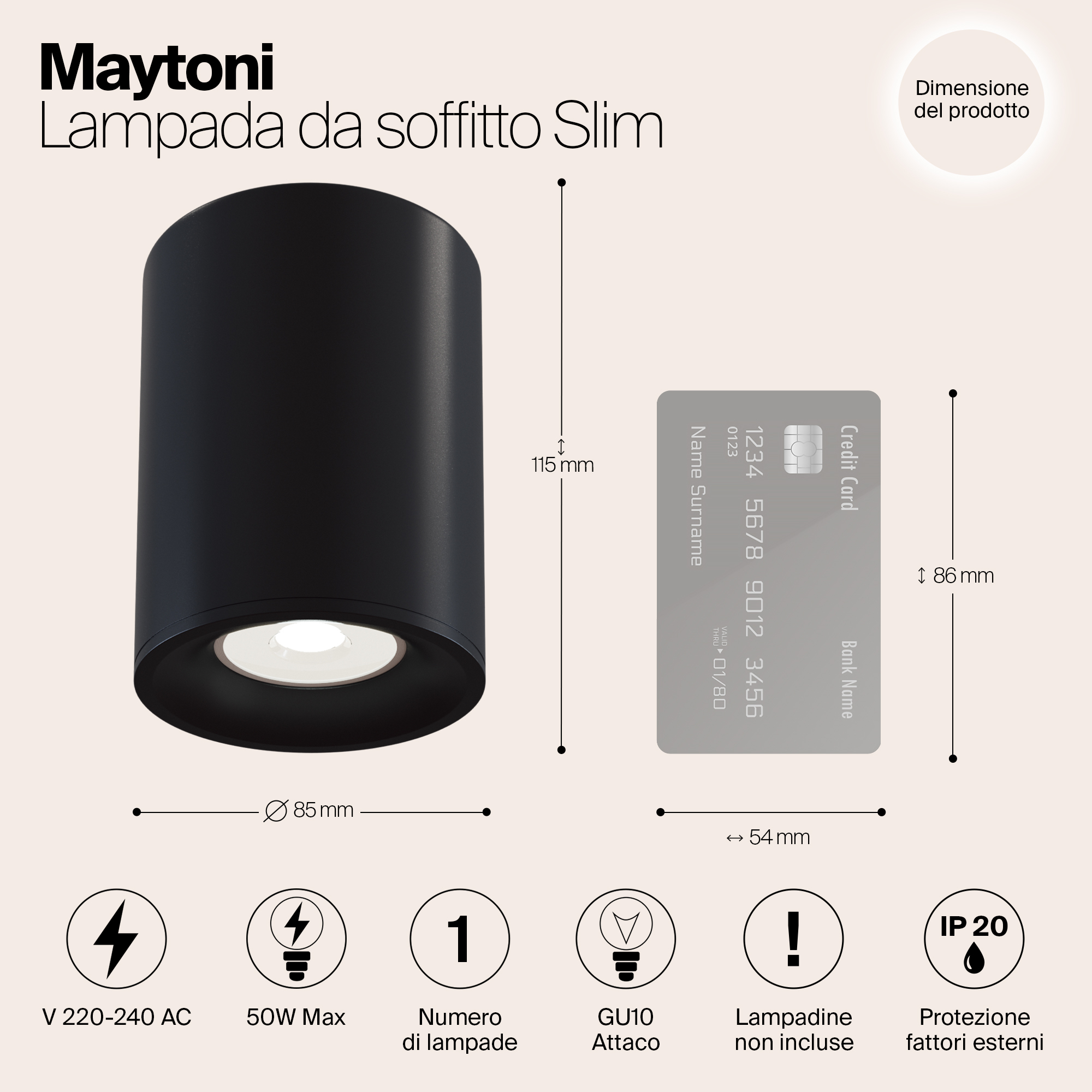 картинка Потолочный светильник Maytoni Alfa C012CL-01B от магазина pro-decor.kz