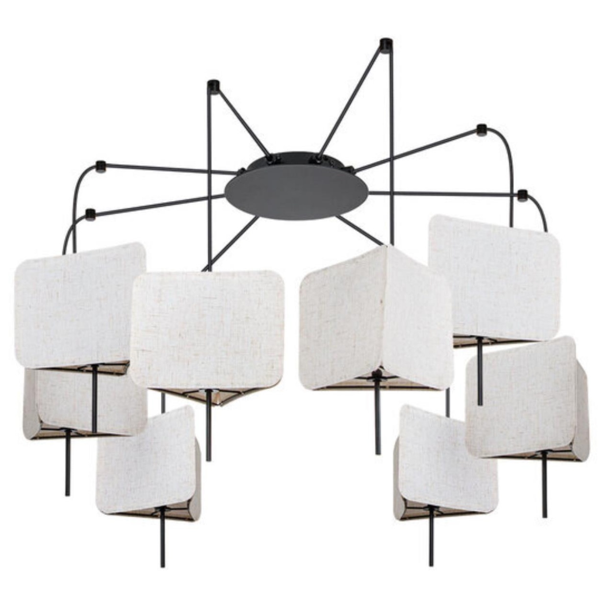 картинка Подвесная люстра Arte Lamp TRIXIE A7084SP-8BK от магазина pro-decor.kz