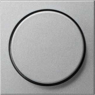 картинка Лицевая панель Gira System 55 диммера поворотного алюминий 065026 от магазина pro-decor.kz