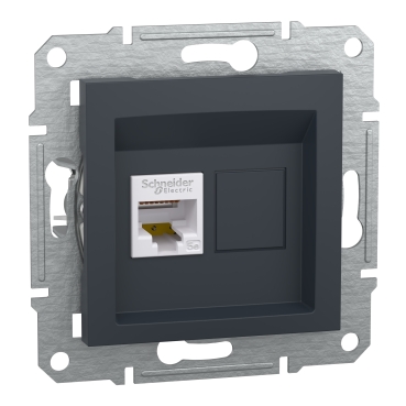 картинка Asfora розетка компьютерная Schneider Electric EPH4300171 от магазина pro-decor.kz
