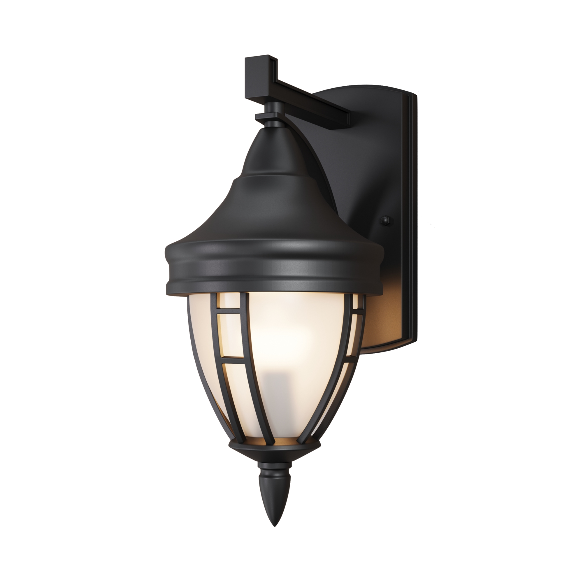 картинка Уличный настенный светильник Maytoni Novara O027WL-01B от магазина pro-decor.kz