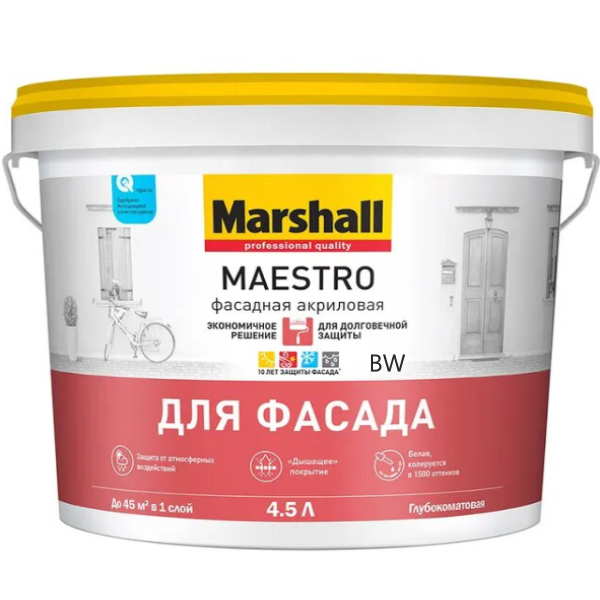 MAESTRO фасадная акриловая BW  4,5