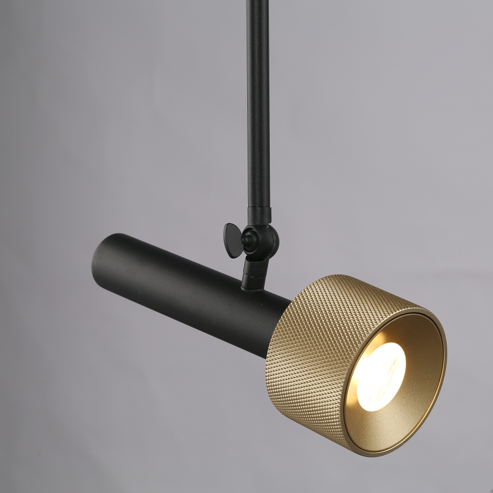 картинка Светильник подвесной iLedex Delta iLedex 2361-1 BK+BR от магазина pro-decor.kz
