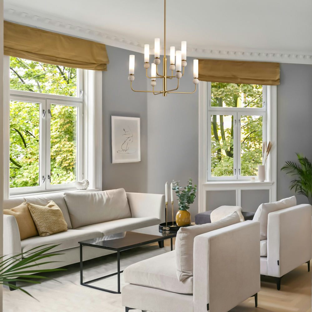 картинка Люстра Freya FR5482CL-06BS1 Sunspot магазин pro-decor.kz являющийся официальным дистрибьютором в Казахстане картинка Люстра Freya FR5482CL-06BS1 Sunspot от магазина pro-decor.kz