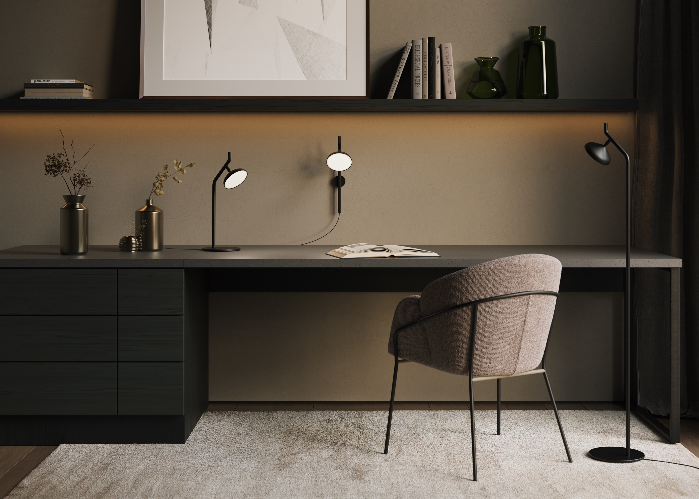 картинка Настольный светильник Maytoni MOD451TL-L8B3K1 VITA от магазина pro-decor.kz