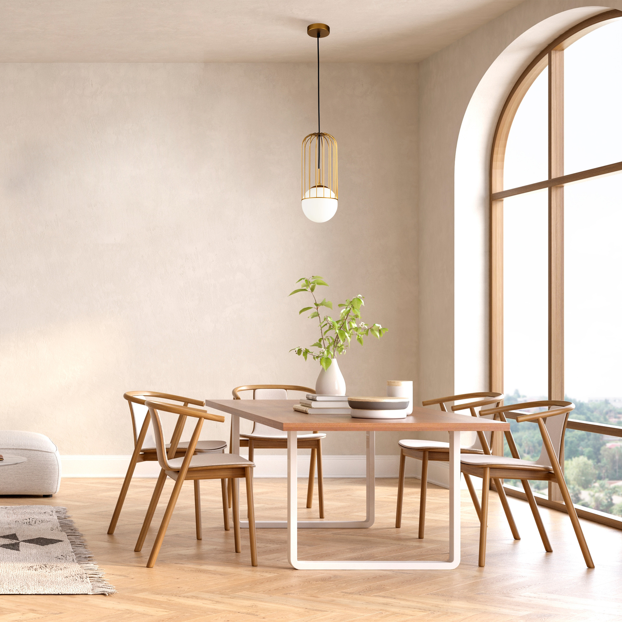 картинка Подвесной светильник Maytoni Telford P362PL-01G от магазина pro-decor.kz