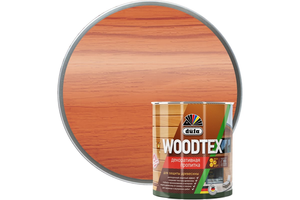 Купить Dufa Пропитка WOOD TEX рябина 3л Dufa Пропитка WOOD TEX рябина 3л