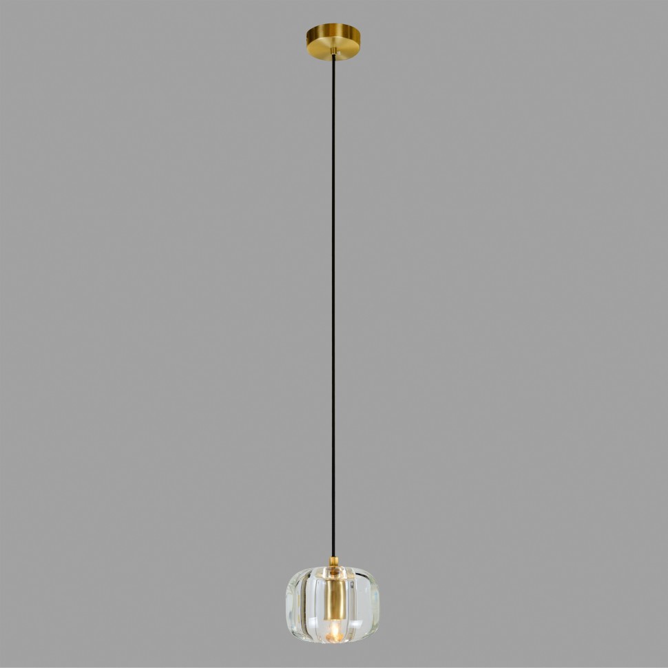 картинка Подвесной светильник Belfast Pansy 6214-1 BR CL  от магазина pro-decor.kz